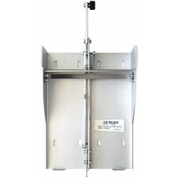 PIASTRA STAFFA DI FISSAGGIO A PARETE - per supporto tubolare cod. EV20430 del Sirio S2/T cod. EV20400