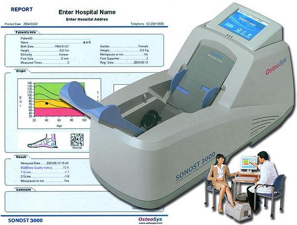 SONOST 3000 - OSTEODENSITOMETRO - con software