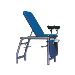 LETTINO GINECOLOGICO 3 SEZIONI in tubolare ovale - portata 130kg - blu