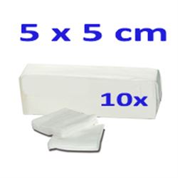 COMPRESSE GARZA TNT 5x5cm - 4 strati - conf. 1000pz (10x100pz)