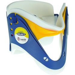 COLLARE CERVICALE MONOVALVA REGOLABILE STIFNECK SELECT - adulti - blu/giallo