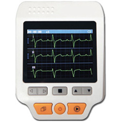 MINI ECG PALMARE CARDIO PC-80D - 3 canali - display a colori - 32Mb