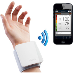 SFIGMOMANOMETRO MISURA PRESSIONE iHEALTH BP7 POLSO - wireless bluetooth