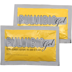 PULVIBIO GEL POLVERE ASSORBENTE GELIFICANTE PER LIQUIDI - bustina 50gr