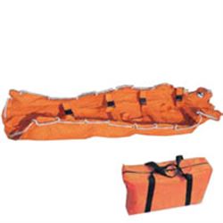 MATERASSO A DEPRESSIONE VACUUM MAT con borsa - 210x90cm - arancione