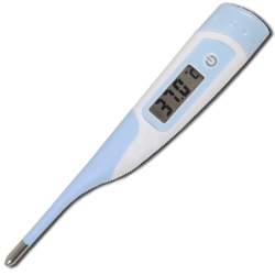 TERMOMETRO FEBBRE DIGITALE ISTANTANEO - °C gradi celsius - risultato in 8  secondi - impermeabile - flessibile