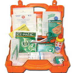 KIT PRONTO SOCCORSO VALIGETTA 626 - 29x22x9cm - ALLEGATO 2 - fino 2 lavoratori