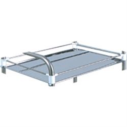 SET DI BORDI PER RIPIANO CARRELLO LANCART in acciaio inox
