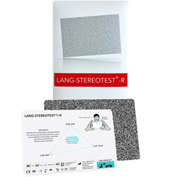 TEST DI LANG I-R - stereotest - 3 stereogrammi