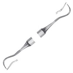 STRUMENTO ODONTOIATRICO PERIODONZIA CURETTA SCALER IGIENISTA - in acciaio inox