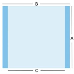TELO CHIRURGICO STERILE PER INCISIONE - 60x65cm - conf.50pz