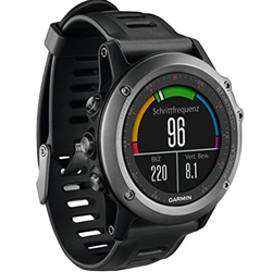 CARDIOFREQUENZIMETRO GARMIN FENIX 3 HR GPS - rilevamento frequenza cardiaca, smartwatch, multisport - nero