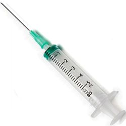 SIRINGA BD EMERALD CON AGO MONOUSO - 5ml centrale LC - 21G 0,8x40mm - conf.100pz