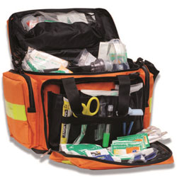 BORSA KIT EMERGENZA TRAUMA BAG 47x33x28cm - completa