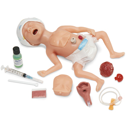 MANICHINO SIMULATORE NEONATO PREMATURO PER ASSISTENZA NEONATALE - peso 1,11kg