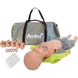 MANICHINO BLS RCP PEDIATRICO AMBU JUNIOR - busto intero per rianimazione - età 3 anni