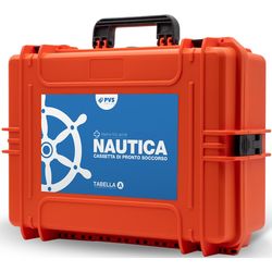 VALIGETTA KIT PRONTO SOCCORSO NAUTICO - 47x37xh.17cm - D.M. 2022 Tabella A