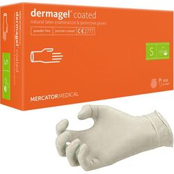 GUANTI IN LATTICE DERMAGEL - senza polvere - conf.100pz - varie misure 