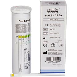 TEST URINE / STRISCE URINA MICROALBUMINURIA - mALB/CREA - conf.25pz