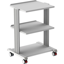 CARRELLO SMART - 2 ripiani 50x42cm + base - dimensioni 58x50xh.78cm