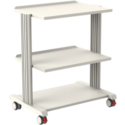 CARRELLO SMART - 2 ripiani 60x42cm + base - dimensioni 68,2x50xh.78cm