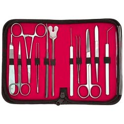 KIT DISSEZIONE - STRUMENTARIO INOX 11pz - per esecitazione 