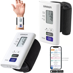 SFIGMOMANOMETRO DIGITALE DA POLSO OMRON NIGHTVIEW HEM-9601T-E3 - con Bluetooth