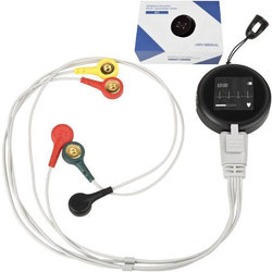 SISTEMA DI MONITORAGGIO PORTATILE ECG HOLTER M5 - 5 derivazioni - ricaricabile a batteria