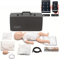 MANICHINO BLS RCP SIMULATORE RESUSCI BABY QCPR - con borsa  - senza Skillguide