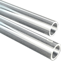 SUPPORTO ENDOSCOPI - 2 tubi in plastica trasparente