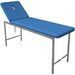 LETTINO VISITA MEDICA REGOLABILE in acciaio cromato - 180x57xh.73cm - portata 100kg - blu