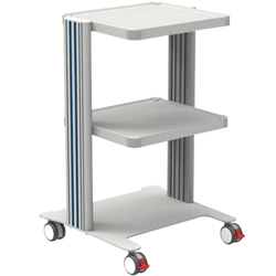 CARRELLO EASY - 2 ripiani 40x36cm + base - dimensioni 50x45xh.75cm