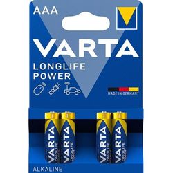 BATTERIE PILE MINISTILO ALCALINE 1,5V - VARTA H.E. - tipo AAA - blister 4pz