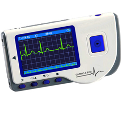 MINI ECG PALMARE PRINCE 180B CARDIO B - 3 DERIVAZIONI - monocanale - display a colori