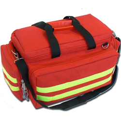 BORSA EMERGENZA SOCCORSO SMART IN CORDURA MEDIA - 55x35xh.32cm - vuota - blu o rossa 