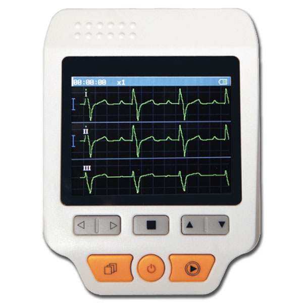  ECG PALMARE CARDIO C - 3 canali - dimensioni contenute - 32 MB memoria - display 3,5" 