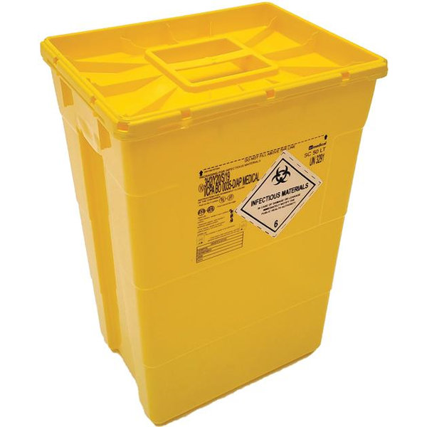 CONTENITORE RIFIUTI 50 l - tappo singolo 
