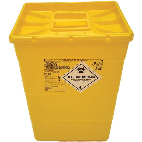 CONTENITORE RIFIUTI tappo singolo - 50lt 