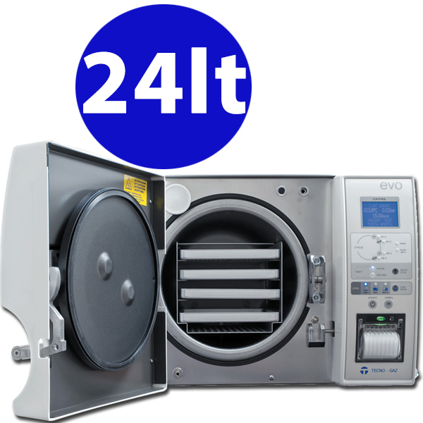 AUTOCLAVE TECNO GAZ EUROPA B EVO - CLASSE B - capacità 24lt