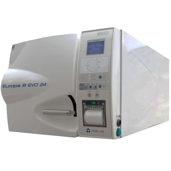 AUTOCLAVE PER STERILIZZAZIONE TECNO GAZ EUROPA B EVO - CLASSE B - capacità 24lt