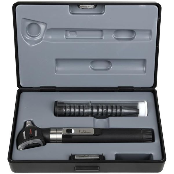 OTOSCOPIO SIGMA A FIBRA OTTICA - con 14 speculum monouso - con valigetta rigida