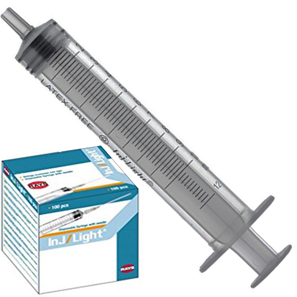 SIRINGA 3 PEZZI - senza ago - cono Luer Lock - 30 o 60ml 