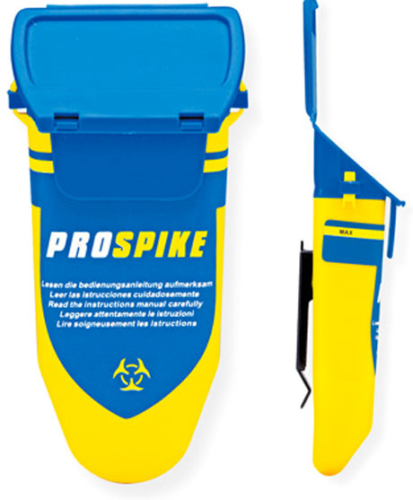 CONTENITORE BOX PORTA AGHI E PORTARIFIUTI "PRO SPIKE" - AGGANCIO A CLIP