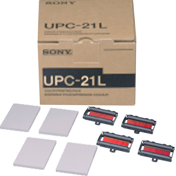 CARTA ECOGRAFICA SONY UPC-21 L - conf. 200fogli e 4 cartucce di stampa