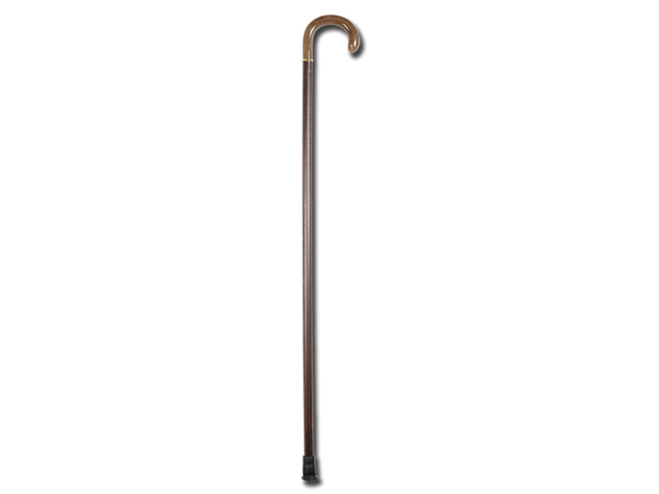 BASTONE SINTETICO - manico curvo - stile corno