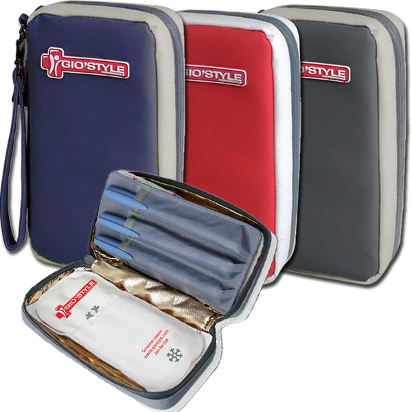 BORSA TERMICA MEDINSULINE PER MEDICINALI TERMOLABILI - 10x5xh.18cm- vari colori 