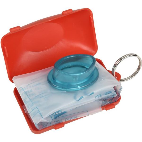 MASCHERINA RIANIMAZIONE CPR RCP - VENTO - in portachiavi