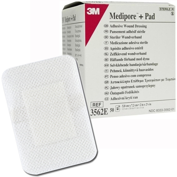 CEROTTO MEDIPORE™ 3M + PAD - 5x7mm - conf.50pz