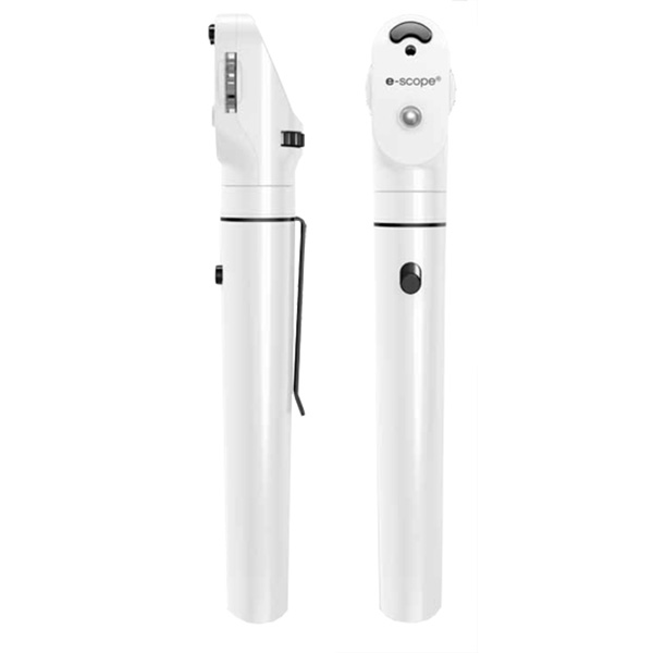 OFTALMOSCOPIO E-SCOPE® - LED 3,7V - bianco in valigetta rigida