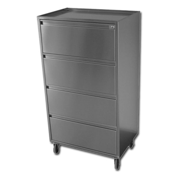 CARRELLO PORTASTRUMENTI - 4 cassetti